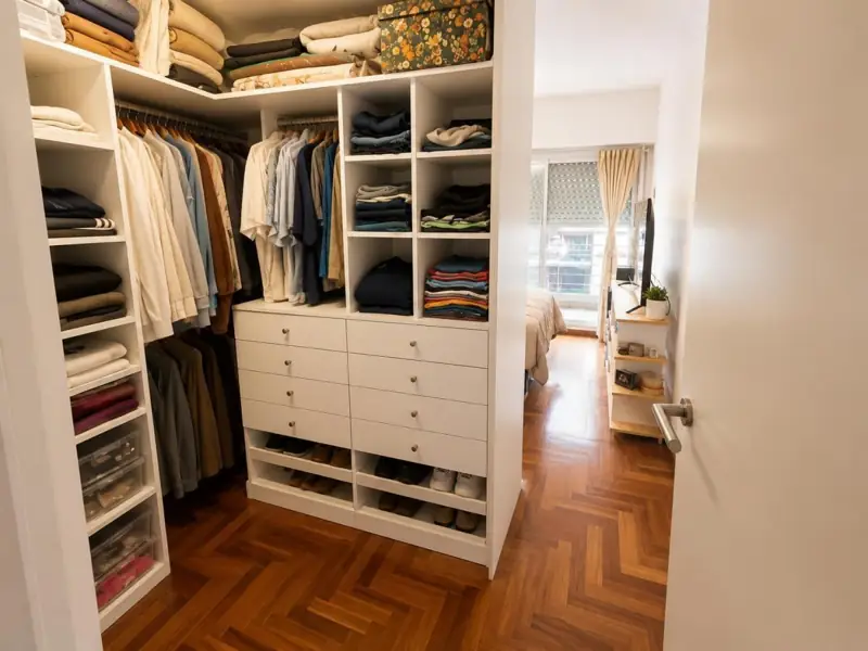 Vestidor del dormitorio principal
