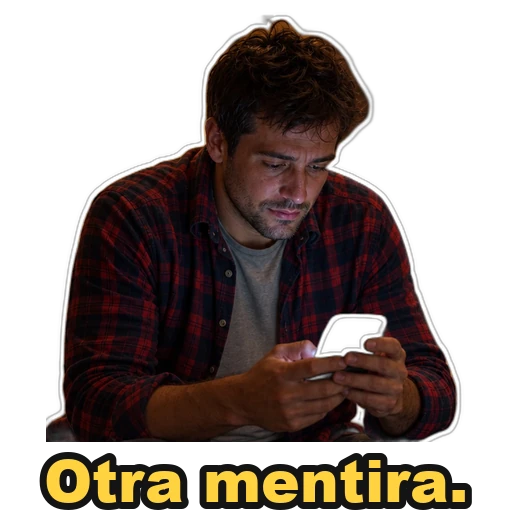 Sticker: Otra mentira